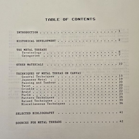 Techniques Of Metal Thread Embroidery On Canvas By Jane D. Zimmerman Signed - Picture 2 of 10